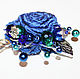 Suntory Blue Rose Applause   brooch blue rose. Brooches. Puchinka. My Livemaster. Фото №6