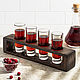 Dark oak chariot for 4 servings. Stand for bottles and glasses. Foxwoodrus. Online shopping on My Livemaster.  Фото №2