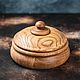 Small plate with lid made of oak. Plates. Foksvudrus. My Livemaster. Фото №4