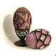 EASTER. Knitting. Easter egg. Knitted from beads. Easter souvenirs. Cross stitch and beads!. My Livemaster. Фото №5