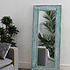 Зеркало в раме Mas Teal 62x142. Зеркала. Ethnic Steez. Интернет-магазин Ярмарка Мастеров.  Фото №2