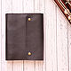 Leather notebook as a gift
