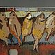Заказать "Рыбки у огня". Anna Abidina. Ярмарка Мастеров. . Картины Фото №3