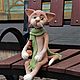 Кот Филимон (питерские коты), Войлочная игрушка, Санкт-Петербург,  Фото №1