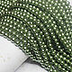 Glass pearls 30 pcs 6mm Olive Premium. Beads1. agraf. Online shopping on My Livemaster.  Фото №2