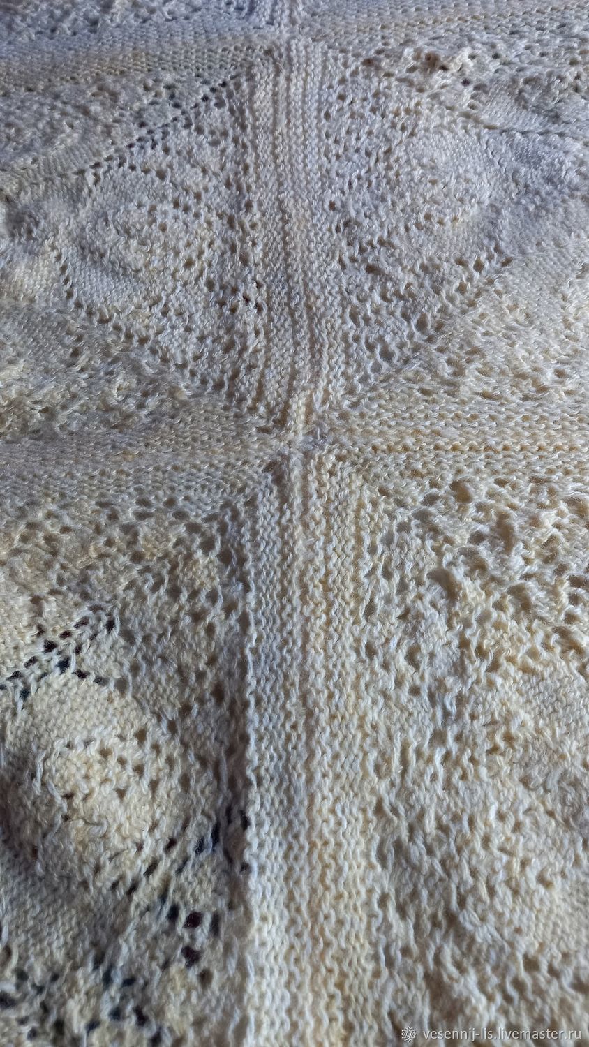 Плед ручной вязки в интернет-магазине Ярмарка Мастеров по цене 10000 ...