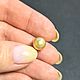 Дикий Морской Жемчуг. Золотой, 3,97ct, Минералы, Москва,  Фото №1