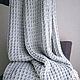 Вафельный плед. Вязаный плед. Плед ручной вязки 130×180 см. Пледы. Woolmood-store. Ярмарка Мастеров.  Фото №6