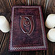 Заказать Skyrim Spell Tomes Ежедневник из кожи с тиснением и росписью. Crazy Leather Goods. Ярмарка Мастеров. . Ежедневники Фото №3