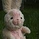Зайка Василиса. Тедди Зверята. Елена Перминова (elenaperminovabears). Ярмарка Мастеров.  Фото №8
