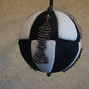 Сувениры и подарки handmade. Livemaster - original item Handmade New Year`s ball "Сhess". Handmade.