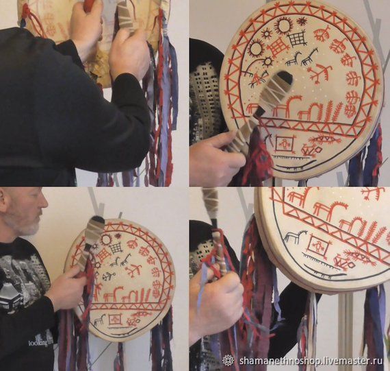 Видео 'как сделать шаманский бубен'