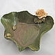 Bowl rose and heart. Bowls. Elena Zaychenko - Lenzay Ceramics. Online shopping on My Livemaster.  Фото №2