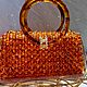 Сумочка из бусин "Янтарь". Классическая сумка. Екатерина Кольцова (SoulPictures, Koltsova bags). Интернет-магазин Ярмарка Мастеров.  Фото №2