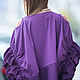 Нарядная, свободная блуза из хлопка - TP0486CT. Блузки. EUG FASHION. Интернет-магазин Ярмарка Мастеров.  Фото №2