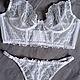 Белый комплект нижнего белья! Бюстье + трусики. Комплекты белья. Natali Lingerie / Нижнее бельё ручной работы!. Ярмарка Мастеров.  Фото №6