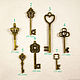 Charm pendants 'Keys'. Pendants. Lovsky's Hand Craft. Online shopping on My Livemaster.  Фото №2