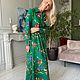 Романтичное платье из льняной вискозы EGGDRESS IN LOVE WITH GREEN. Платья. EGGDRESS (Eggdress). Ярмарка Мастеров.  Фото №4