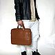 Портфель кожаный. Портфель. Black Buffalo (handmade-bag) (handmade-bag). Интернет-магазин Ярмарка Мастеров.  Фото №2