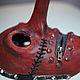 Chris Fehn mask Slipknot Red. Character masks. Kachestvennye avtorskie maski (Magazinnt). My Livemaster. Фото №10