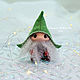 A gift for the New year: Gnome 'Miracle in the house'. Felted Toy. Natasha Maksimova. My Livemaster. Фото №4