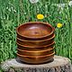 A set of wooden dishes made of natural Siberian cedar. 5 pcs. TN11, Plates, Novokuznetsk,  Фото №1