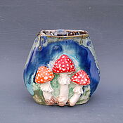 Для дома и интерьера handmade. Livemaster - original item Vases: Amanita. Handmade.