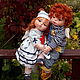 boudoir doll: Dolls made of polymer clay in the marine style, Boudoir doll, Beloretsk,  Фото №1