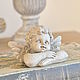 Милый ангел мини, настольная статуэтка из бетона винтажный стиль, Статуэтки, Азов,  Фото №1