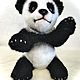 Cute, funny Panda bear named 'Bamboo'. Stuffed Toys. zubarevairina. My Livemaster. Фото №5