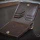 Purse, men's handmade purse with embossed. Wallets. ETERNA -  leather handmade. My Livemaster. Фото №5