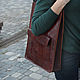 Women's leather brown bag (leather women's bag). Classic Bag. migotobags. My Livemaster. Фото №4