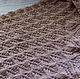 Заказать Шаль харуни вязаная ажурная Какао с молоком. Knit. Sock. Love. Ярмарка Мастеров. . Шали Фото №3