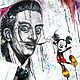Dali&Mickey. Куртки. Миронова Кристина(Роспись одежды и вышивка). Интернет-магазин Ярмарка Мастеров.  Фото №2