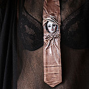 Аксессуары handmade. Livemaster - original item 3D bow Tie made of genuine leather 