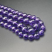 Материалы для творчества handmade. Livemaster - original item Amethyst purple faceted beads. Handmade.