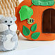A house for a Hamster 'Pumpkin'. Doll houses. Kotikiraduga. Online shopping on My Livemaster.  Фото №2