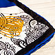 Шейный  односторонний платок из ткани Hermes. Шали. Platkoff. Ярмарка Мастеров.  Фото №6