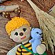Вязаный пчелёнок, Амигуруми куклы и игрушки, Воронеж,  Фото №1
