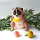 Лемур Лори – лори валяный из шерсти (Lemur Loris). Войлочная игрушка. Шерстяной Зоопарк Наталья Львова. Ярмарка Мастеров.  Фото №6