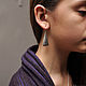 Капли. Серьги классические. LEVITAN jewellery. Ярмарка Мастеров.  Фото №5