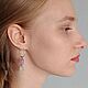 Odintsy Earrings 'Semitones #5'. Earrings. Ekart Ekaterina Dmitrieva. My Livemaster. Фото №4