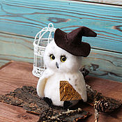 Куклы и игрушки handmade. Livemaster - original item Owl Hedgehog sitting Harry Potter. Handmade.
