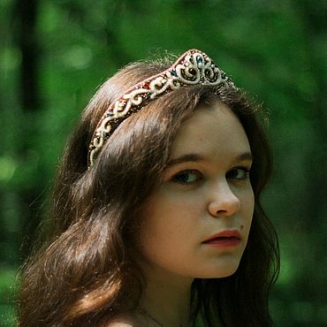 Венец, кокошник, диадема в русском стиле. . Украшения ручной работы - Ярмарка Мастеров Украшения ручной работы. Ярмарка Мастеров - ручная работа Венец, кокошник, диадема в русском стиле. Handmade.