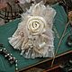 Браслет-манжета " Shabby chic ". Браслет-манжета. Elena. Интернет-магазин Ярмарка Мастеров.  Фото №2