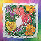Order Shawls: Batik shawl 'Rainforest' silk 100%. Silk Batik Watercolor ..VikoBatik... Livemaster. . Shawls1 Фото №3