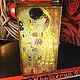 Caja de dinero por Feng Shui G. Klimt 'El Beso'. Chests. Sector South-East. Интернет-магазин Ярмарка Мастеров.  Фото №2