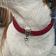 Order In a collar WITH a LOVE FOR CATS. Kairos. Livemaster. . Dog - Collars Фото №3