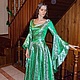 Заказать Изумрудное эльфийское платье. Елена Selenik. Ярмарка Мастеров. . Костюмы для косплея Фото №3