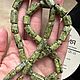 Бусы из змеевика. Бусы. gemstone. Ярмарка Мастеров.  Фото №6